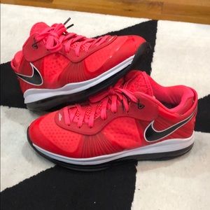 Nike Lebron V2 Low Solar Red